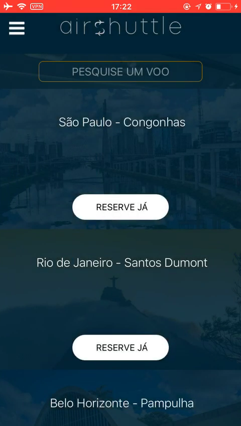 AirShuttle - Viagens e Turismo - Screenshot 7